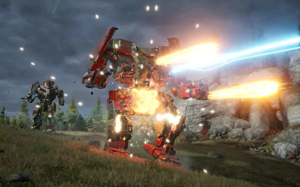 mecha video game MechWarrior 5: Mercenaries HD Desktop Wallpaper | Background Image