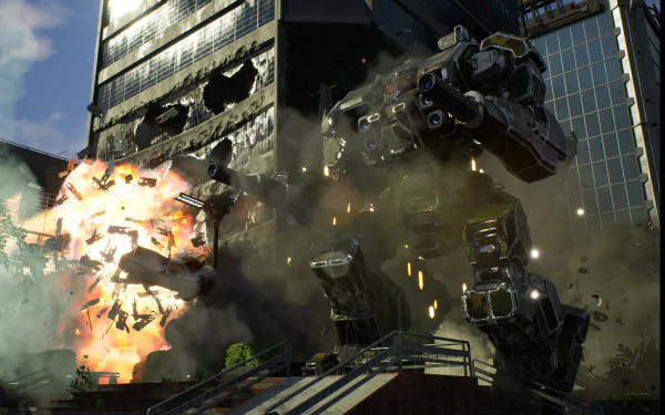 mecha video game MechWarrior 5: Mercenaries HD Desktop Wallpaper | Background Image