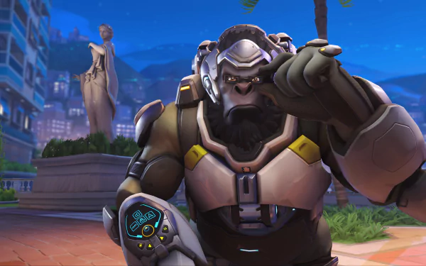 Winston (Overwatch) video game Overwatch 2 HD Desktop Wallpaper | Background Image
