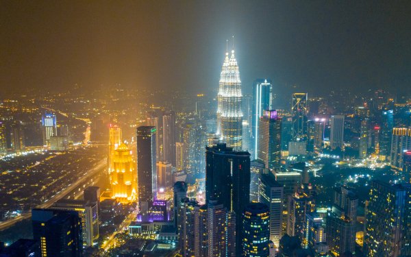 Man Made Kuala Lumpur Cities Malaysia City Skyscraper Skyline HD Wallpaper | Background Image