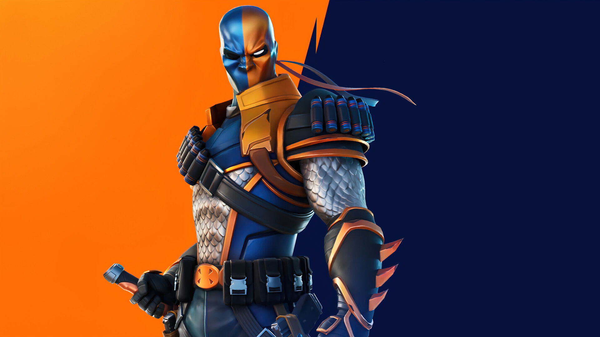 Download DC Comics Deathstroke Video Game Fortnite HD Wallpaper, image size:1920x1080