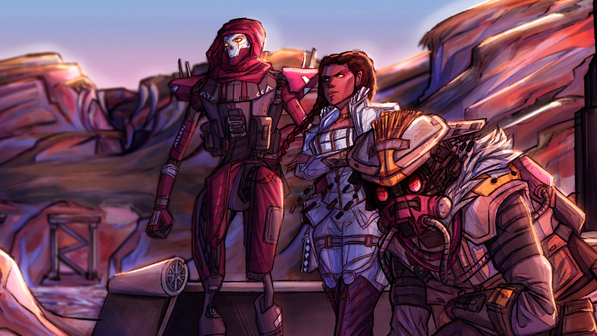 Download Revenant (Apex Legends) Loba (Apex Legends) Bloodhound (Apex Legends) Video Game Apex Legends HD Wallpaper