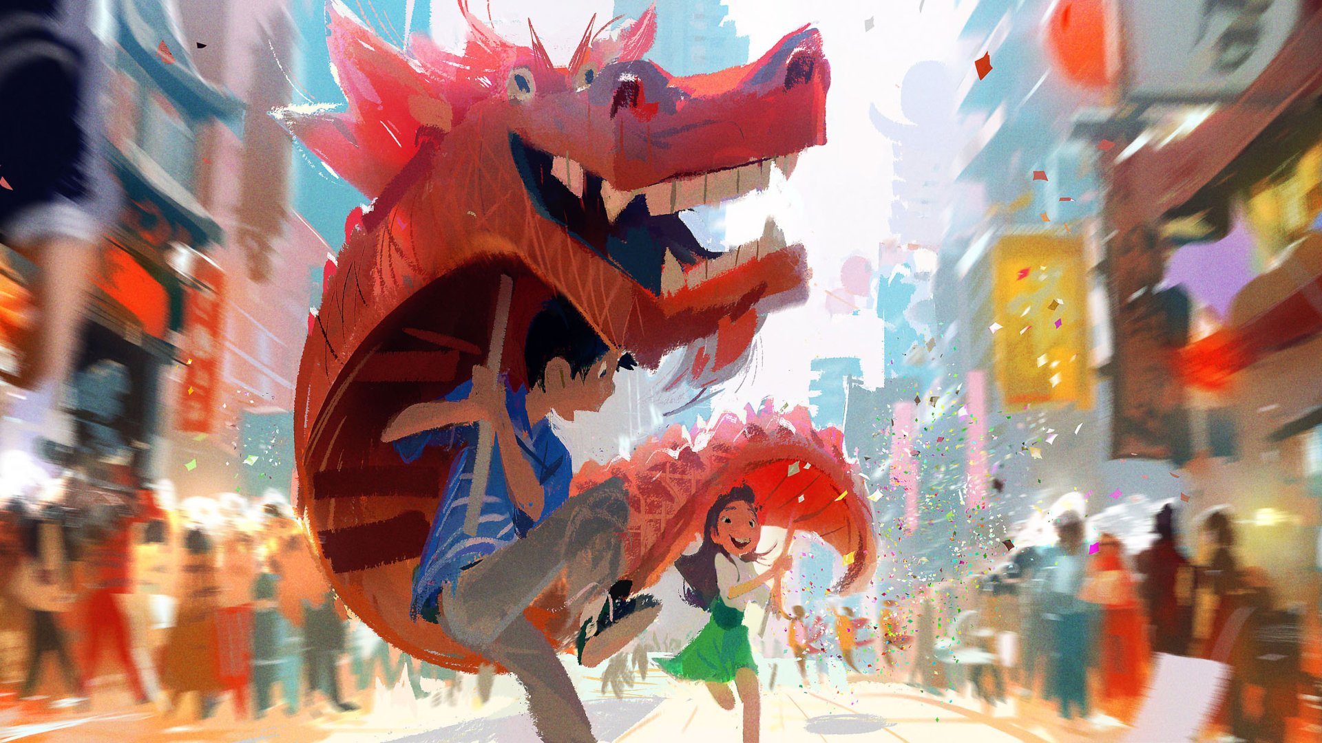 Download Li Na Wang Din Song Movie Wish Dragon HD Wallpaper