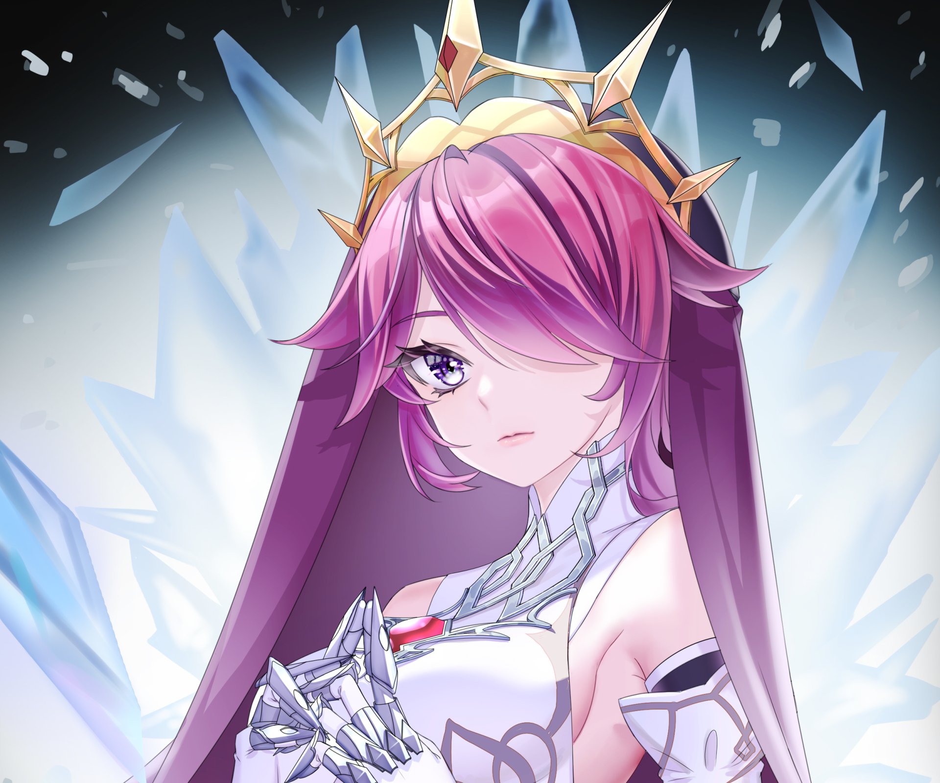 Download Rosaria (Genshin Impact) Video Game Genshin Impact HD Wallpaper by 乔公子
