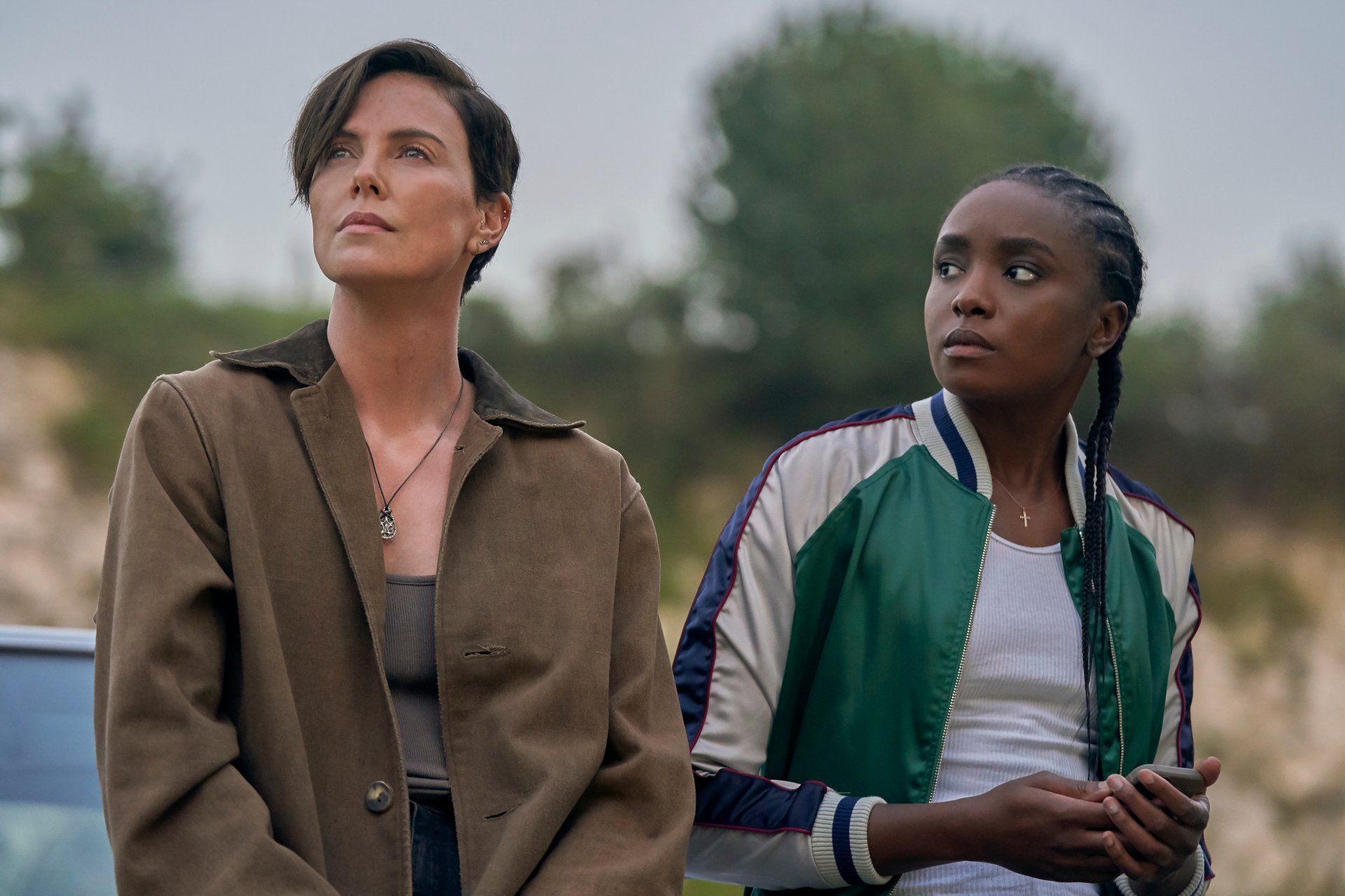 Download Nile Freeman Kiki Layne Andromache Of Scythia Charlize Theron Movie The Old Guard 4k Ultra HD Wallpaper