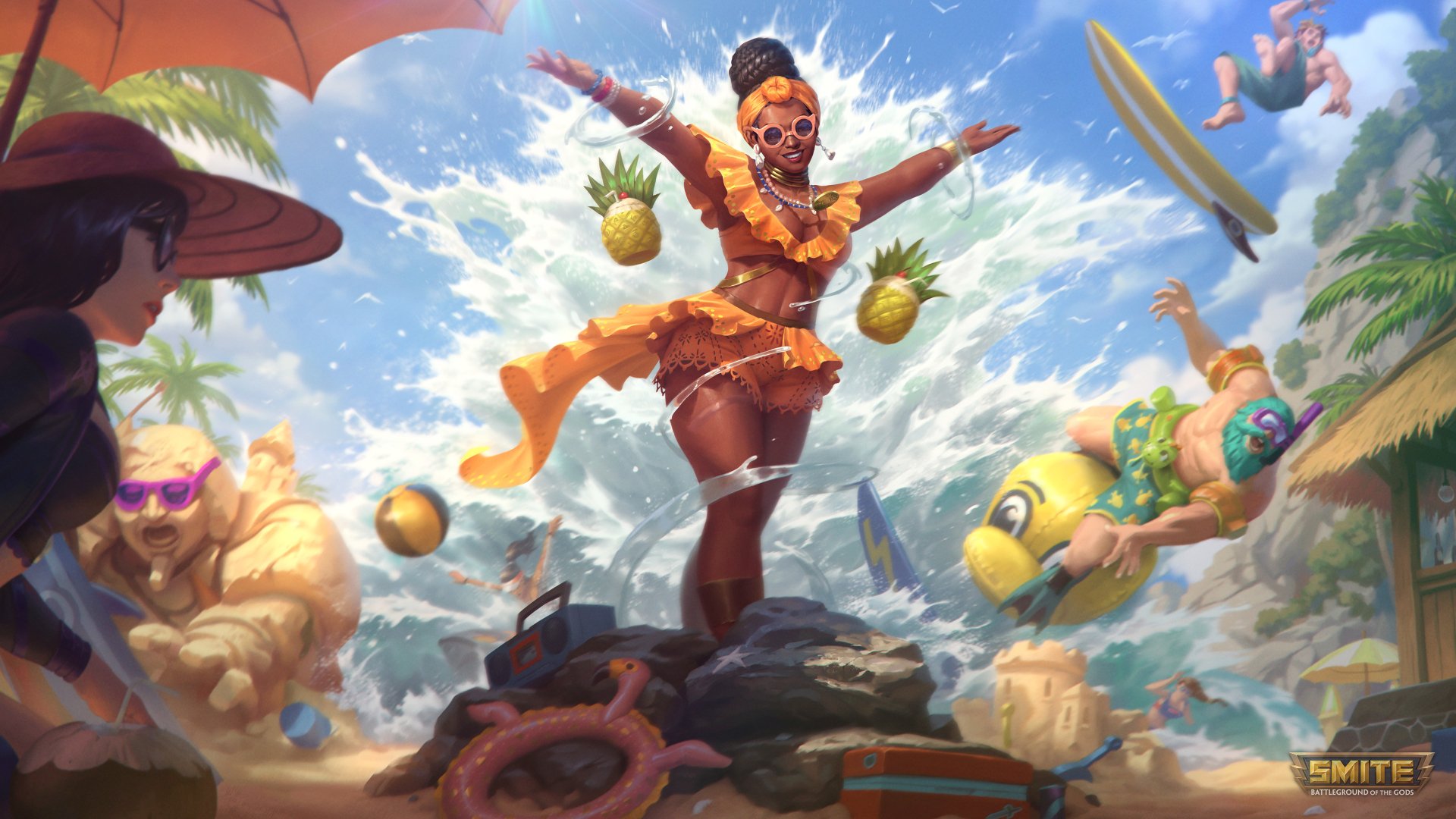 Download Yemoja (Smite) Video Game Smite 4k Ultra HD Wallpaper