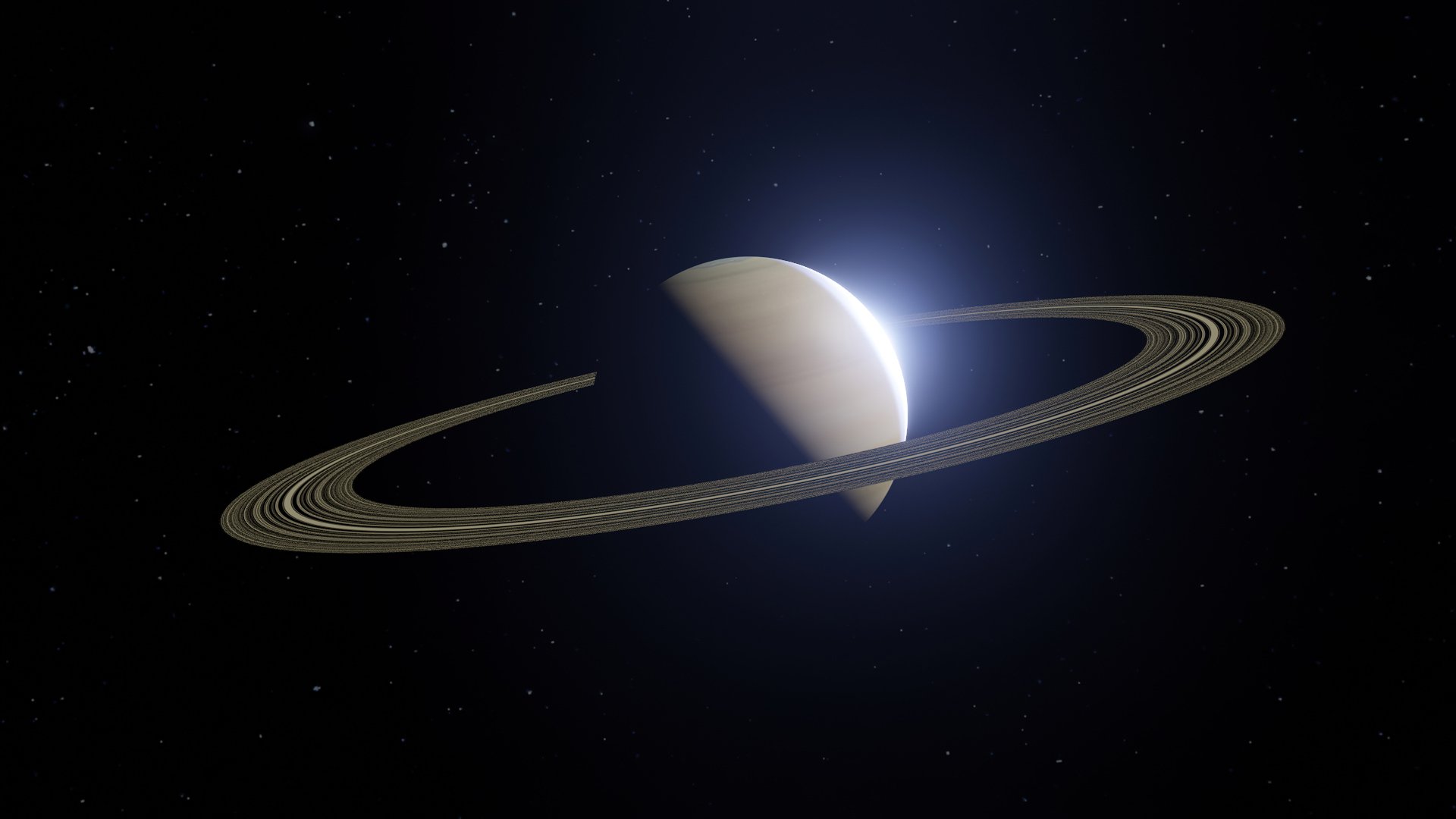 Download Planetary Ring Planet Sci Fi Saturn HD Wallpaper by puffinstudios