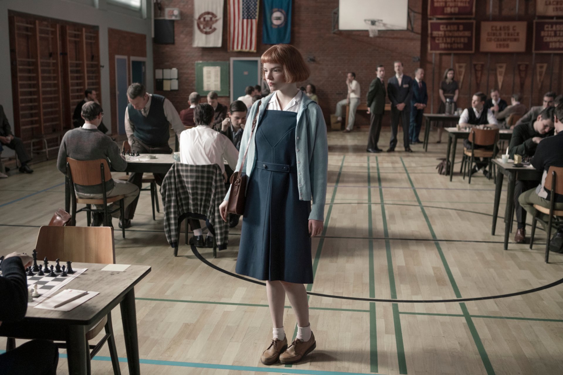 Download Beth Harmon Anya Taylor-Joy TV Show The Queen's Gambit HD Wallpaper