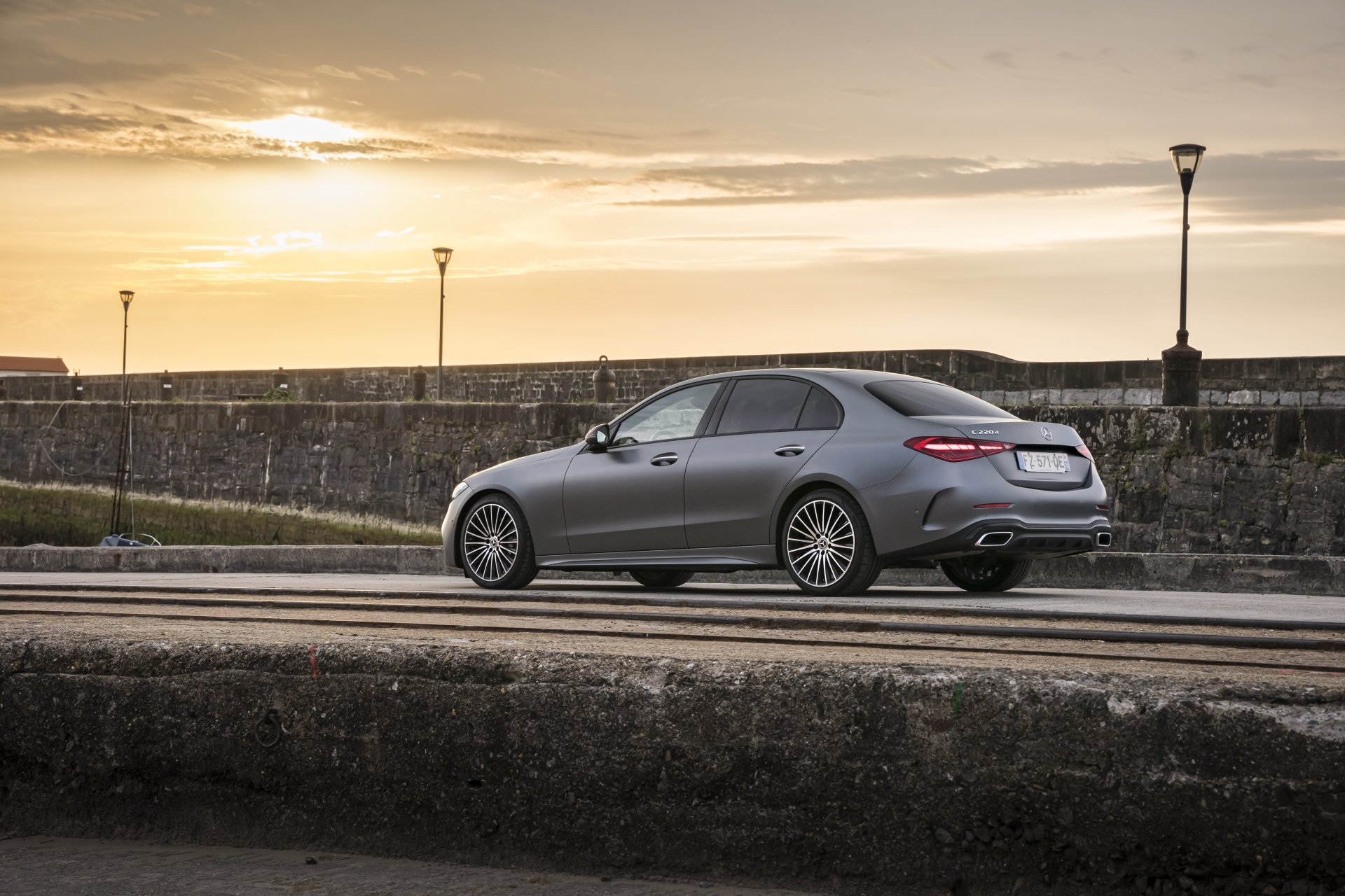 Download Mercedes-Benz Vehicle Mercedes-Benz C-Class 4k Ultra HD Wallpaper