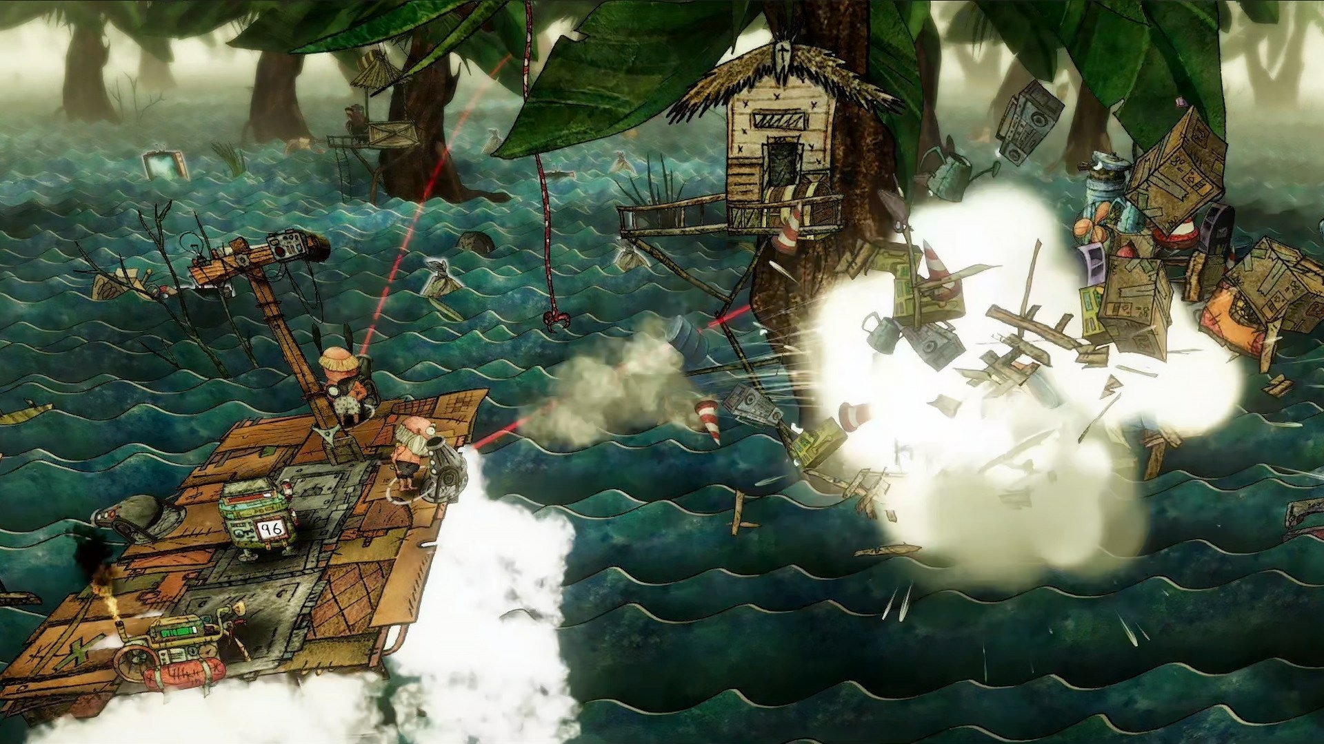 Download Video Game Trash Sailors HD Wallpaper