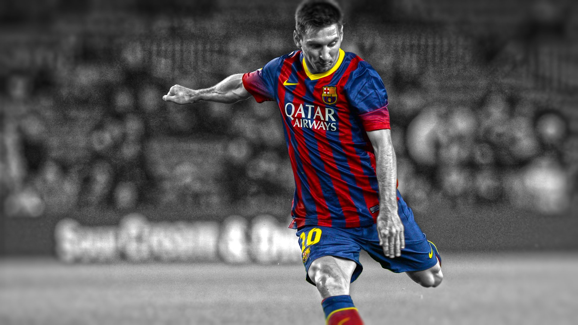 Download FC Barcelona Lionel Messi Sports HD Wallpaper