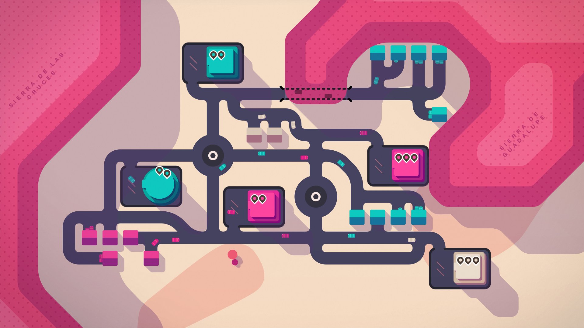 Download Video Game Mini Motorways 4k Ultra HD Wallpaper