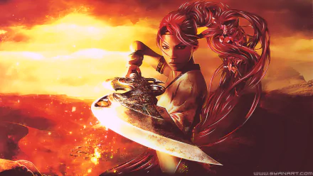 Nariko (Heavenly Sword) video game Heavenly Sword HD Desktop Wallpaper | Background Image