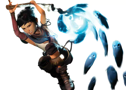 Kena (Kena: Bridge Of Spirits) video game Kena: Bridge of Spirits HD Desktop Wallpaper | Background Image