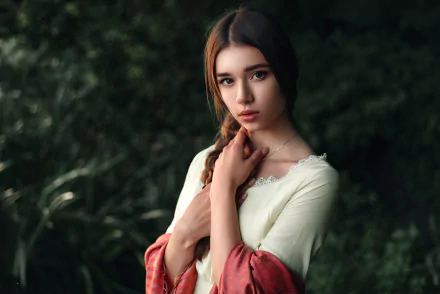 brunette woman model HD Desktop Wallpaper | Background Image