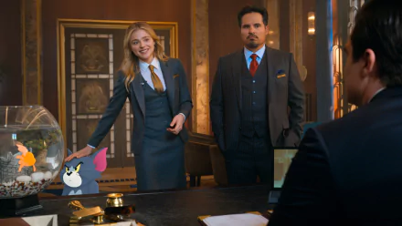 Michael Peña Chloë Grace Moretz Tom (Tom and Jerry) movie Tom & Jerry HD Desktop Wallpaper | Background Image