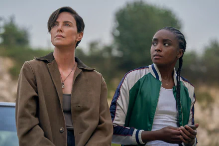 Nile Freeman Kiki Layne Andromache of Scythia Charlize Theron movie The Old Guard HD Desktop Wallpaper | Background Image