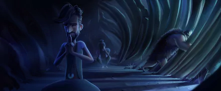 Grug (The Croods) Phil Betterman movie The Croods: A New Age HD Desktop Wallpaper | Background Image