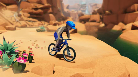 video game Lonely Mountains: Downhill HD Desktop Wallpaper | Background Image