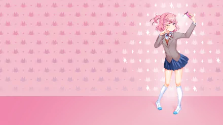  Doki Doki Literature Club Plus! Natsuki Wallpaper 3