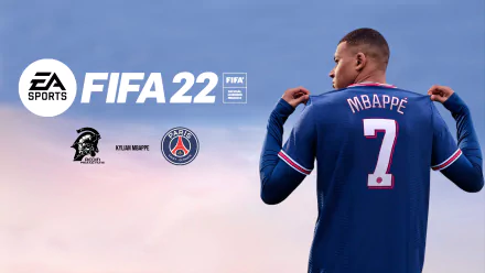 Kylian Mbappé video game FIFA 22 HD Desktop Wallpaper | Background Image