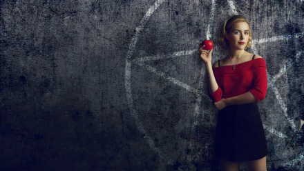 Kiernan Shipka Sabrina Spellman TV Show Chilling Adventures of Sabrina HD Desktop Wallpaper | Background Image