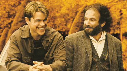 Matt Damon Robin Williams movie Good Will Hunting HD Desktop Wallpaper | Background Image