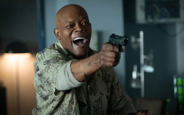 Darius Kincaid Samuel L. Jackson movie The Hitman's Wife's Bodyguard HD Desktop Wallpaper | Background Image