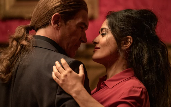 Antonio Banderas Sonia Kincaid Salma Hayek movie The Hitman's Wife's Bodyguard HD Desktop Wallpaper | Background Image