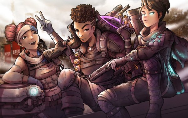 Video Game Apex Legends Bangalore Lifeline Wraith HD Wallpaper | Background Image