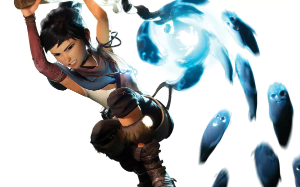 Kena (Kena: Bridge Of Spirits) video game Kena: Bridge of Spirits HD Desktop Wallpaper | Background Image