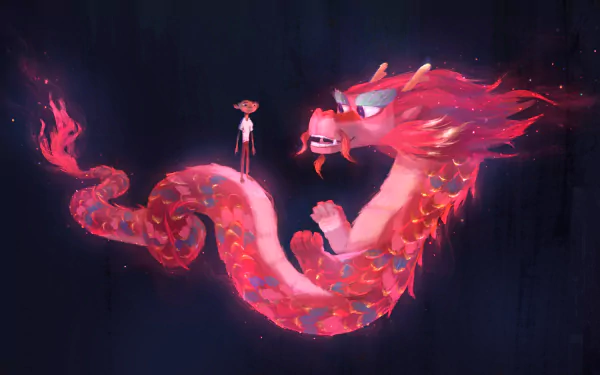 chinese dragon Long (Wish Dragon) Din Song movie Wish Dragon HD Desktop Wallpaper | Background Image