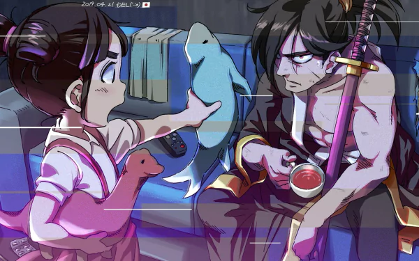 video game Katana Zero HD Desktop Wallpaper | Background Image