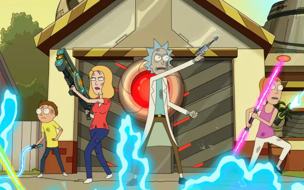 Summer Smith Beth Smith Morty Smith Rick Sanchez TV Show Rick and Morty HD Desktop Wallpaper | Background Image