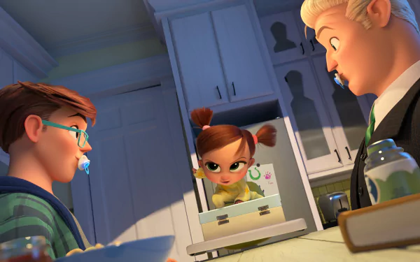 Tina Templeton Theodore Templeton Boss Baby Tim Templeton movie The Boss Baby: Family Business HD Desktop Wallpaper | Background Image