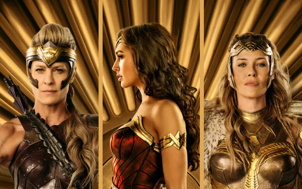 Diana Prince Robin Wright General Antiope Gal Gadot movie Wonder Woman HD Desktop Wallpaper | Background Image