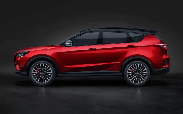  Red Jetour X70 Coupe