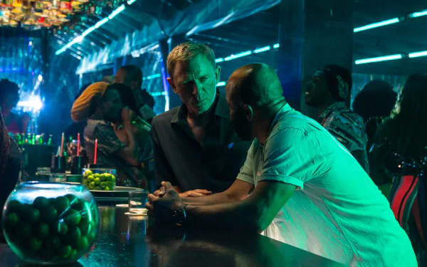 James Bond Daniel Craig Felix Leiter Jeffrey Wright movie No Time to Die HD Desktop Wallpaper | Background Image