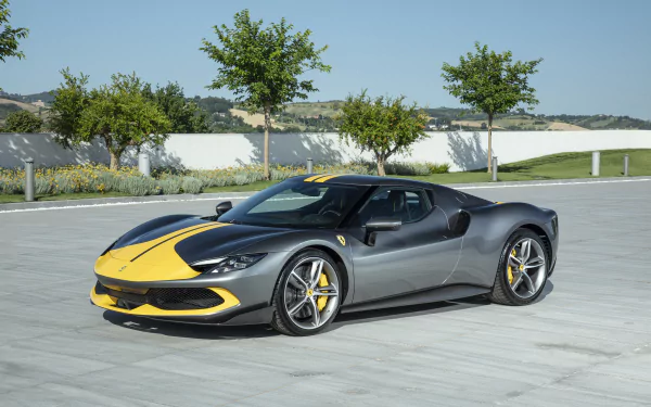  Silver 2022 Ferrari 296 GTB Assetto Fiorano (F171)