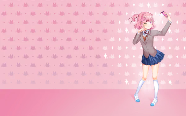  Doki Doki Literature Club Plus! Natsuki Wallpaper 3