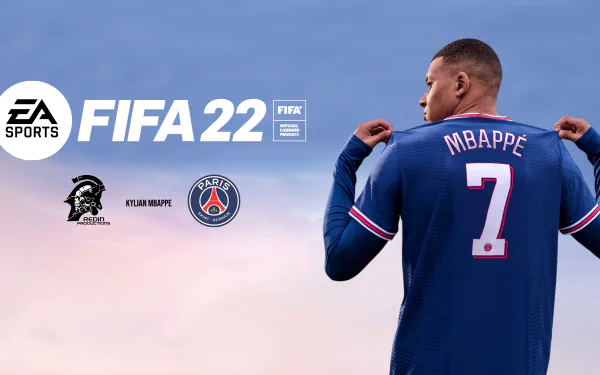 Kylian Mbappé video game FIFA 22 HD Desktop Wallpaper | Background Image