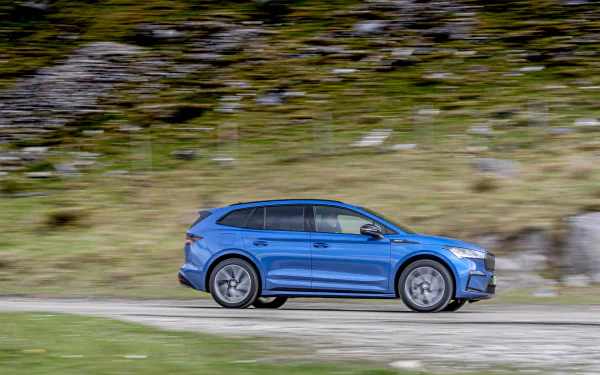  Blue Škoda Enyaq Sportline iV 80