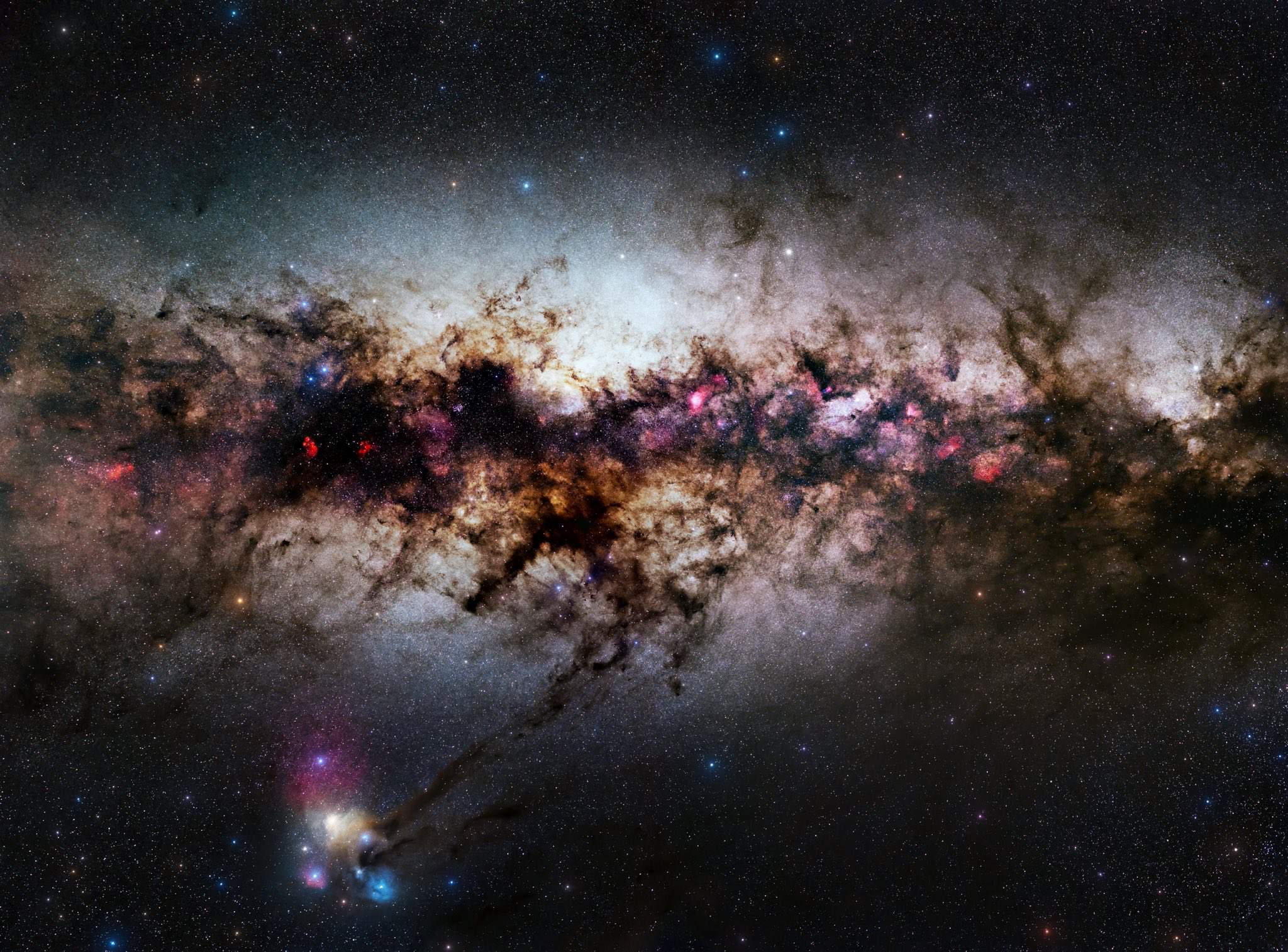 Sci Fi Milky Way HD Wallpaper by Bray Falls