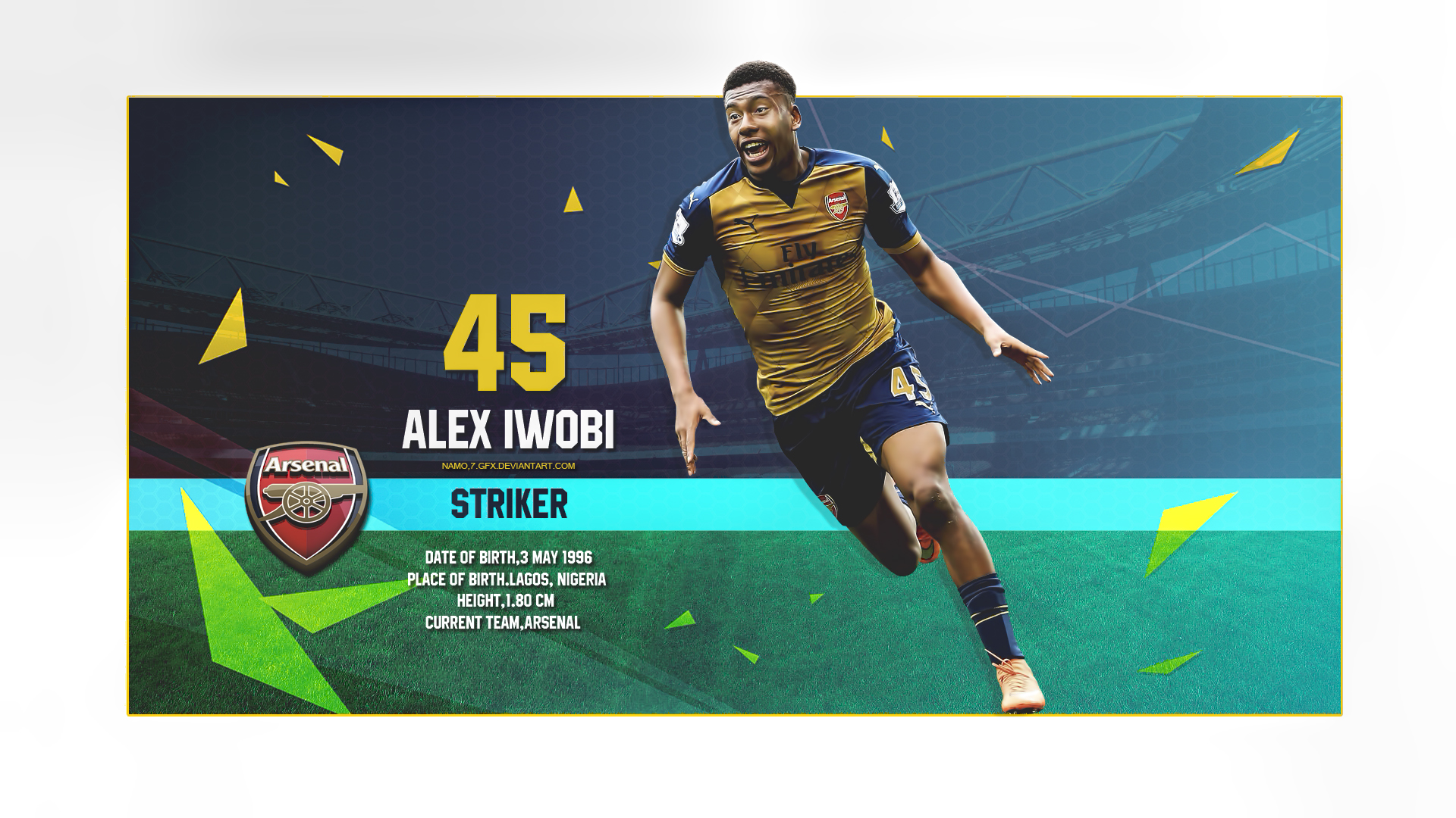 Sports Alex Iwobi HD Wallpaper | Background Image