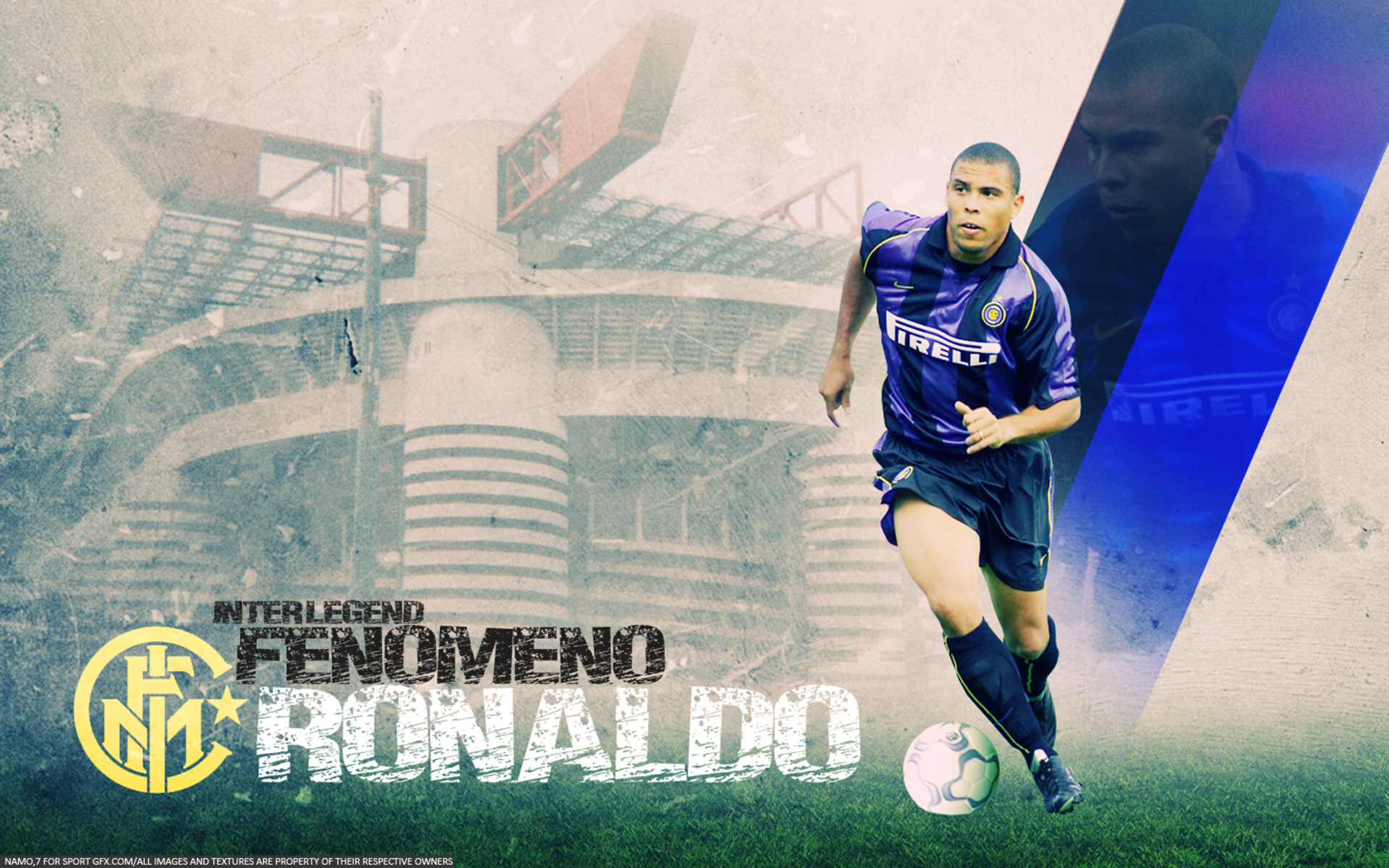 Ronaldo nazario inter milan hi-res stock photography and images