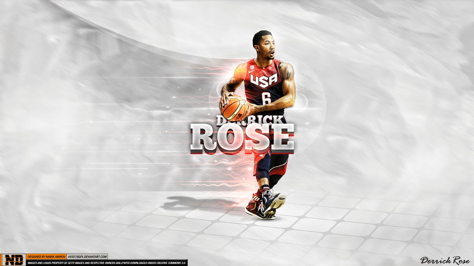 Derrick Rose Tapeta Hd Tlo 1920x1080