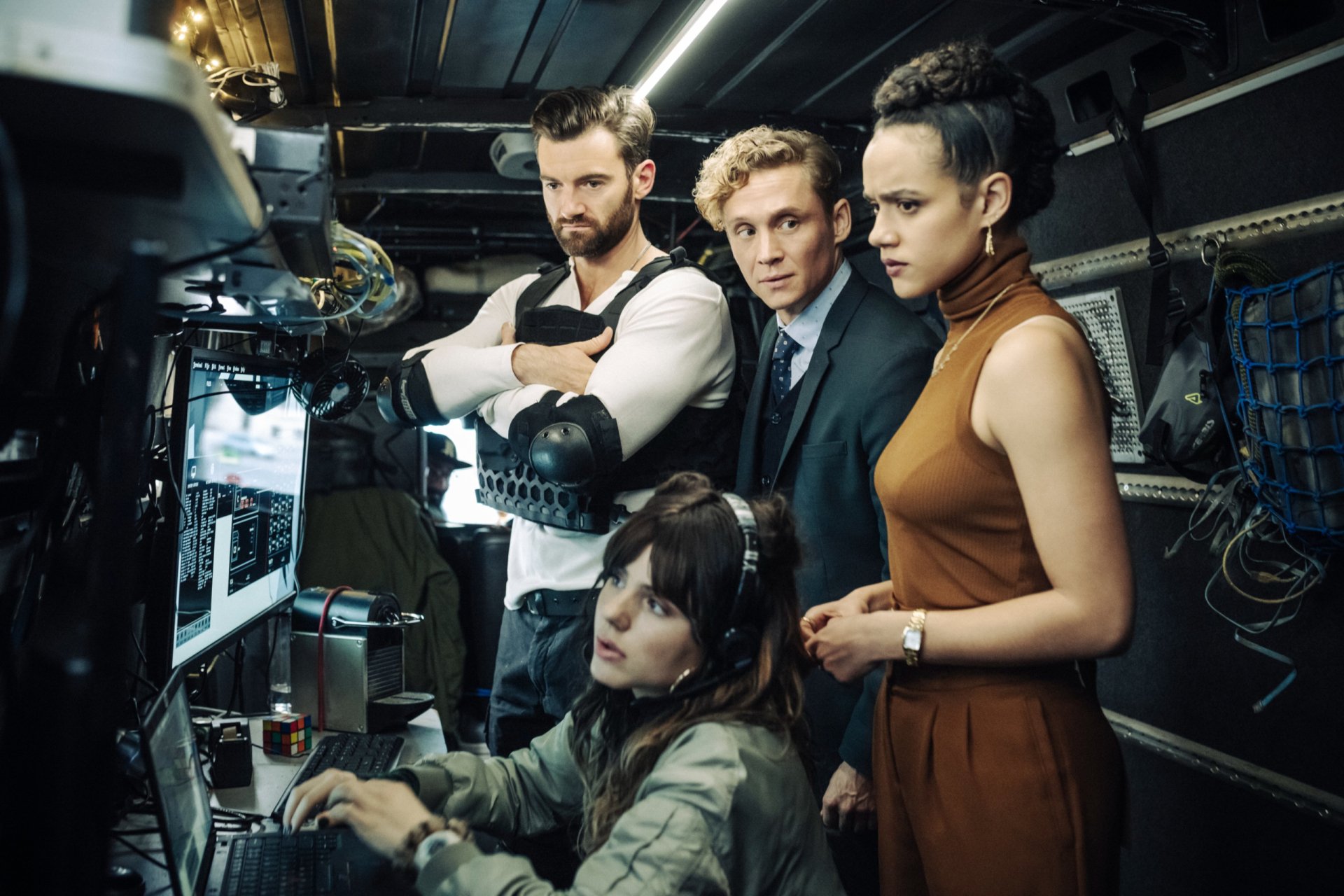 Download Nathalie Emmanuel Matthias Schweighöfer Ruby O. Fee Stuart Martin Movie Army Of Thieves HD Wallpaper