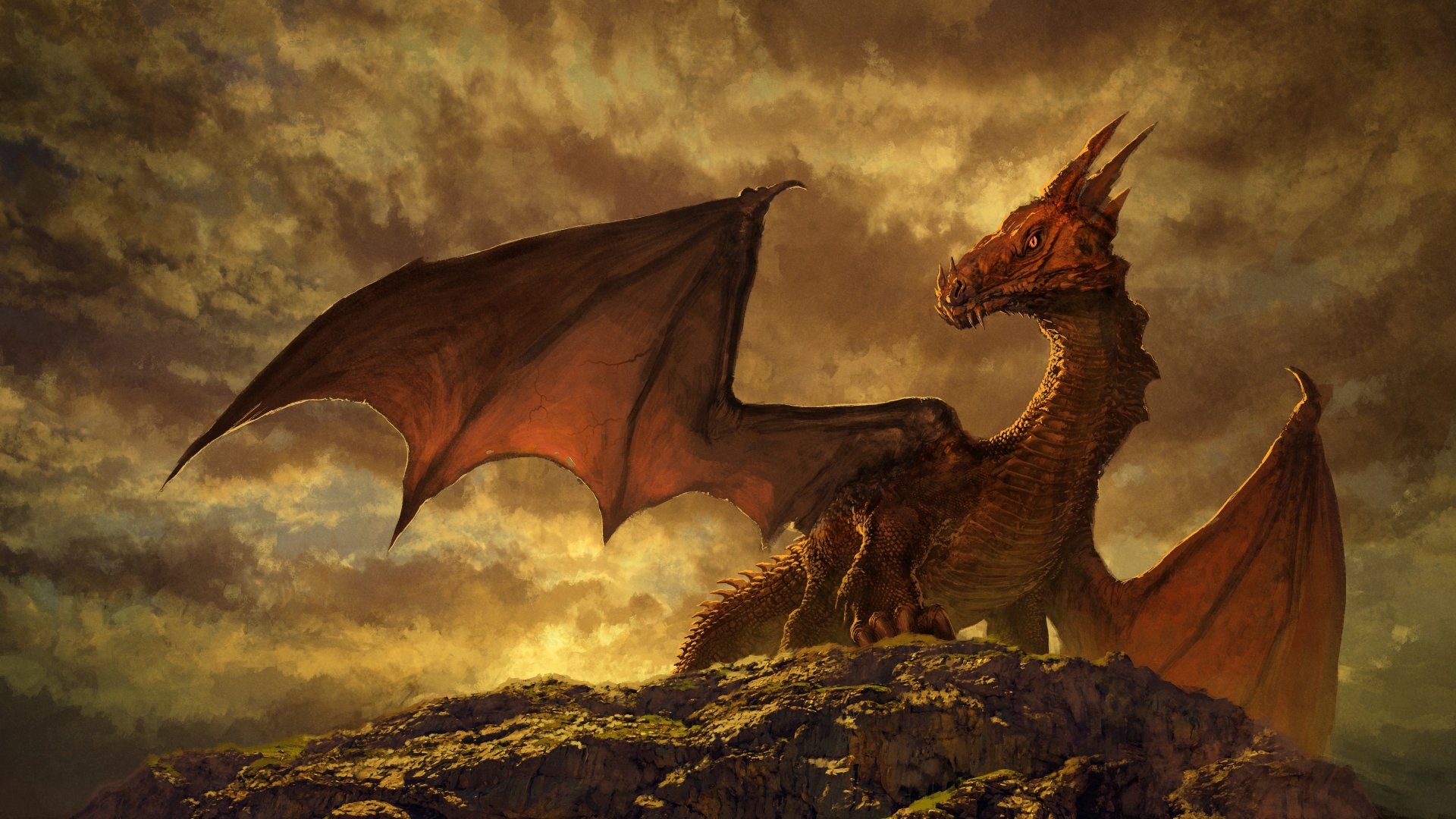 Download Fantasy Dragon 4k Ultra HD Wallpaper by T Studio