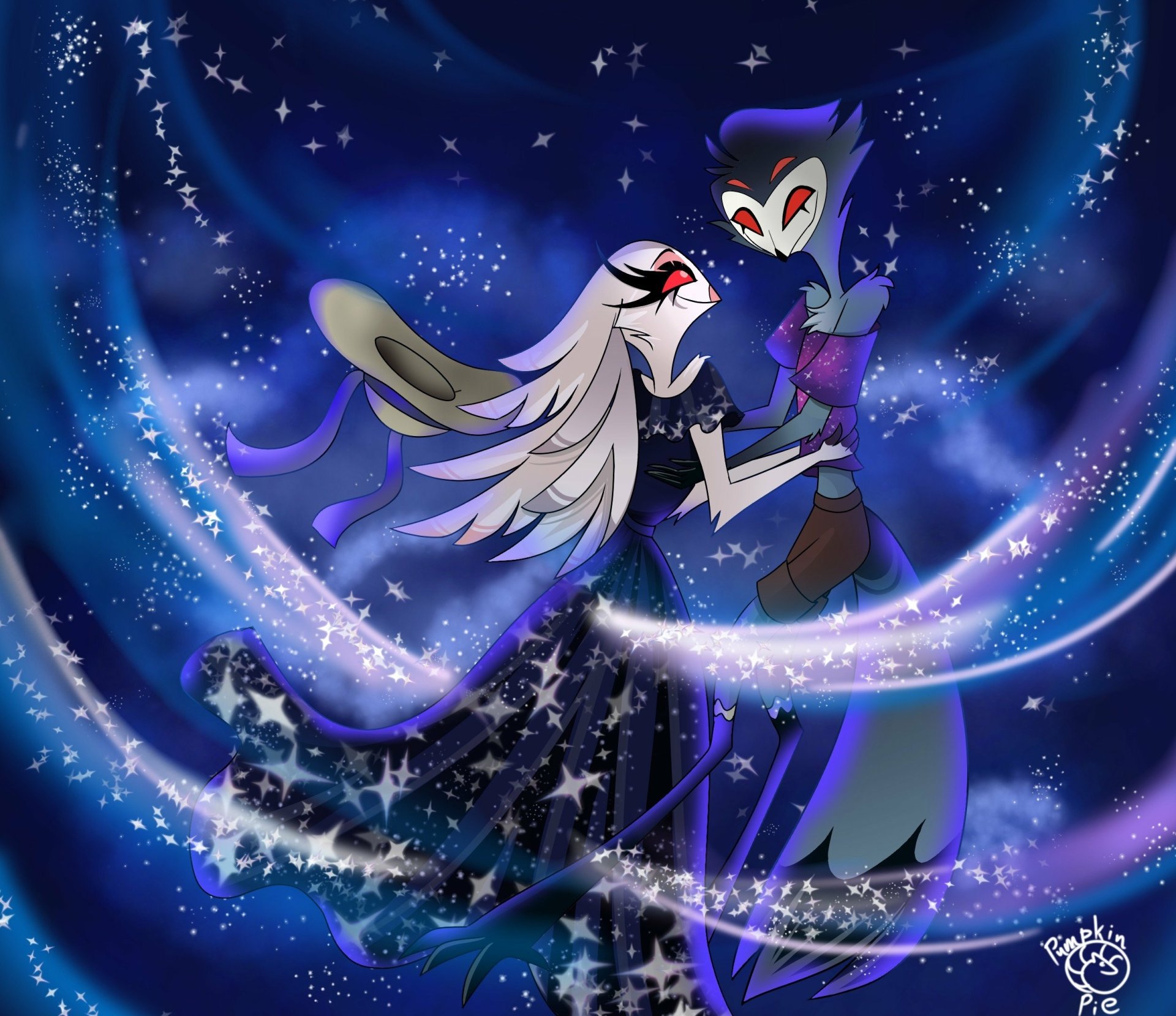 Download Stolas (Helluva Boss) Stella (Helluva Boss) TV Show Helluva Boss HD Wallpaper