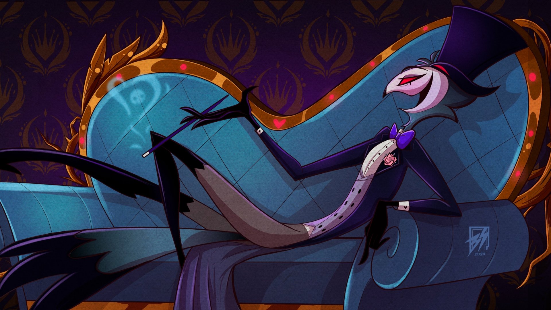 Download Stolas (Helluva Boss) TV Show Helluva Boss 4k Ultra HD Wallpaper